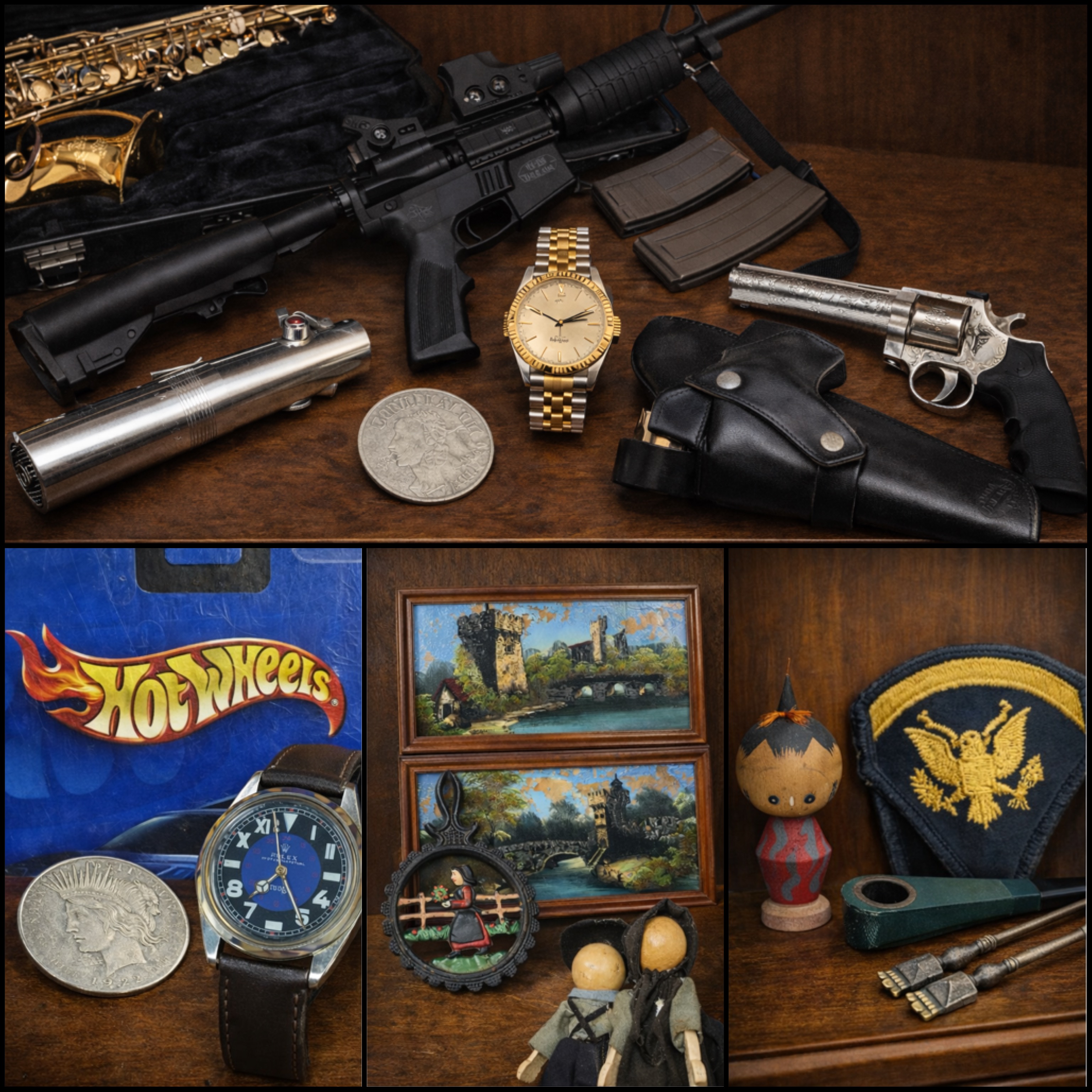 NY Clean-Out Part 3 GUNS, ROLEX, TOYS, SILVER!